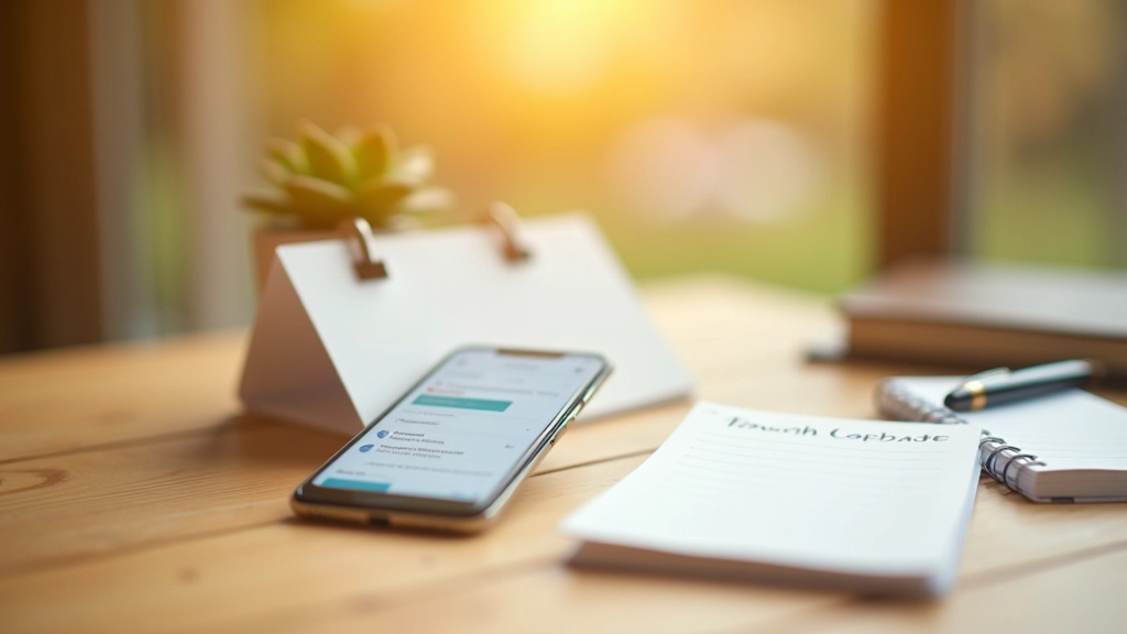 Smartphone affichant une application bancaire avec l'option de virement automatique